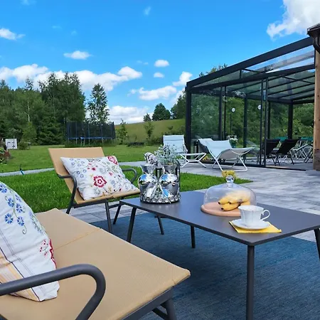 Szarejkowe Wzgorza - Luxury With Private Hot Tub - Mazury Garbate * Szarejki