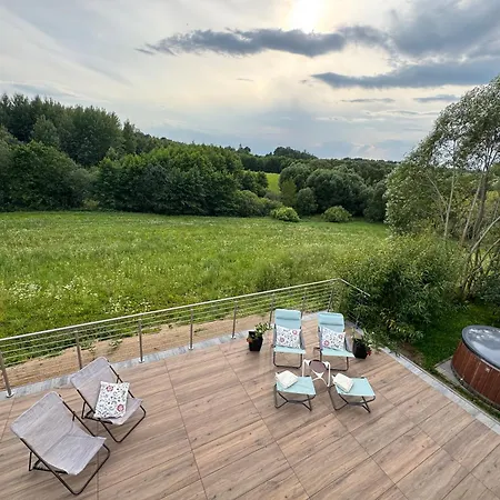 Appartement Szarejkowe Wzgorza - Luxury With Private Hot Tub - Mazury Garbate Szarejki
